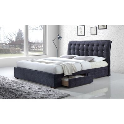 Roxborough King Tufted Upholstered Low Profile Storage Platform Bed -  Wildon HomeÂ®, 951EC14832E34722B76AE3DBFBD322B6