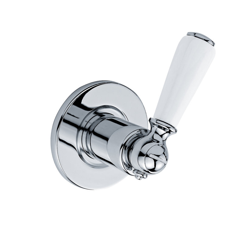 Classic Flow Control, White/Polished Chrome