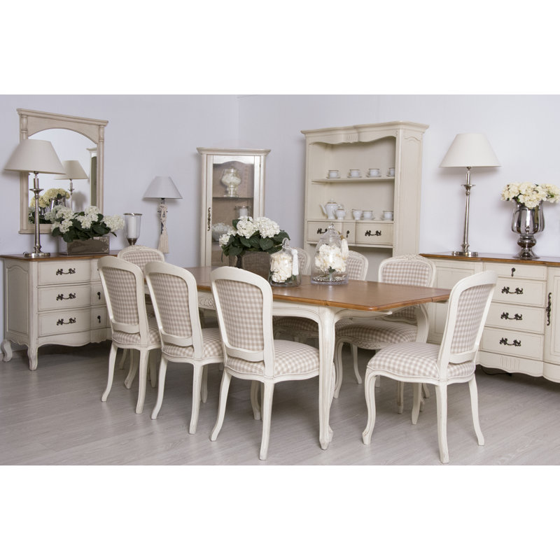 Deskins Solid Wood 120cm W 9 - Drawer Chest of Drawers, Ivory