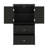 Bathroom Freestanding Floor Storage Cabinet With 2 Drawers, 2 Doors & Adjustable Shelf-1719733299