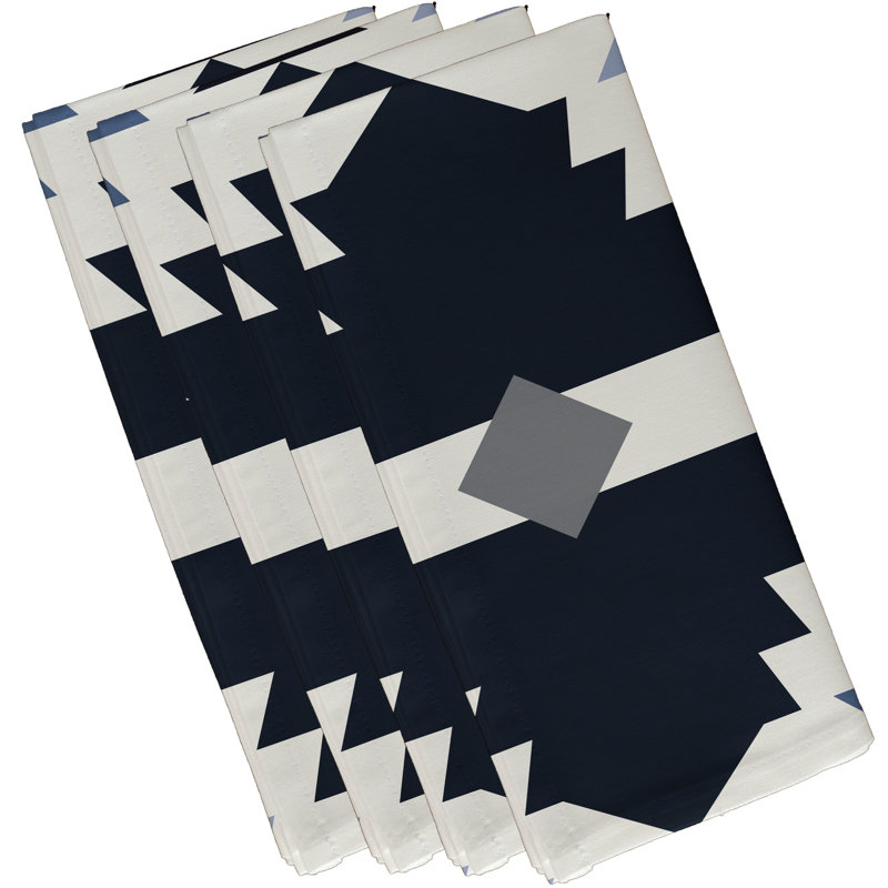 Serviette Mesa, L 18 po x L 18 po, Bleu marine