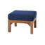 Porschea Square Outdoor Teak Ottoman Patio Ottoman-1630159730