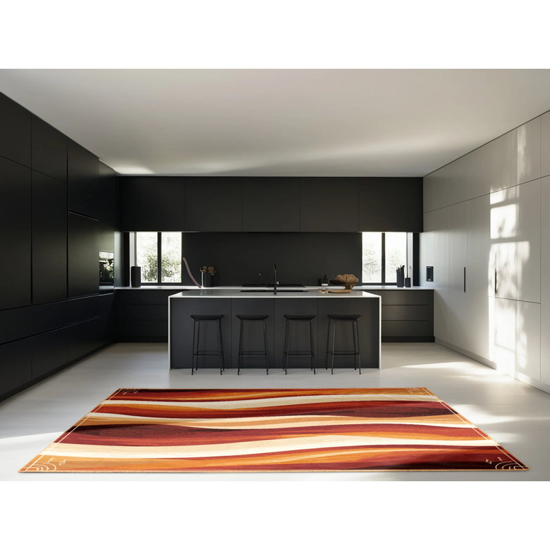 Desert Bloom Rug, Rectangle 5' x 8'