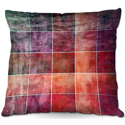 Patchwork Reversible Throw Pillow