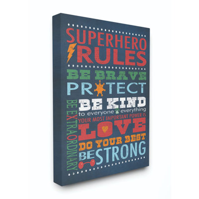 Ellette Text & Numbers Canvas Art