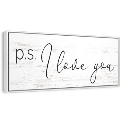 P.S. I Love You, typographie