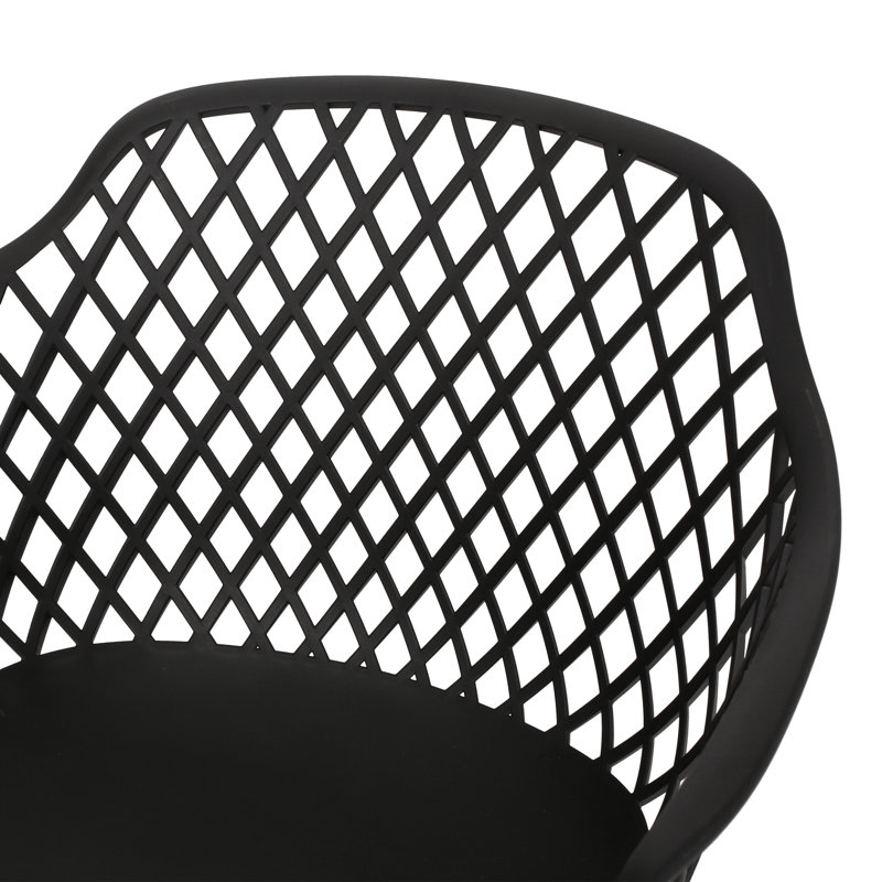 Ensemble de 2 chaises, Noir, noir, noir, noir