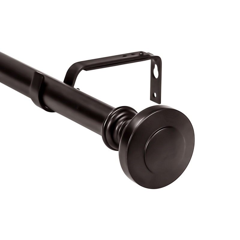 Tringle à rideaux simple Gottlieb, De 28 po à 48 po de largeur, Bronze