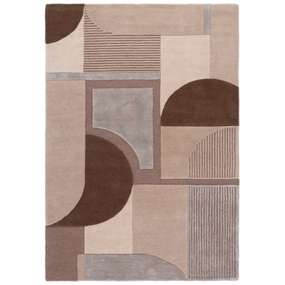 Fifth Avenue Hand Tufted Viscose,Wool, Cotton Geometric Indoor Rug