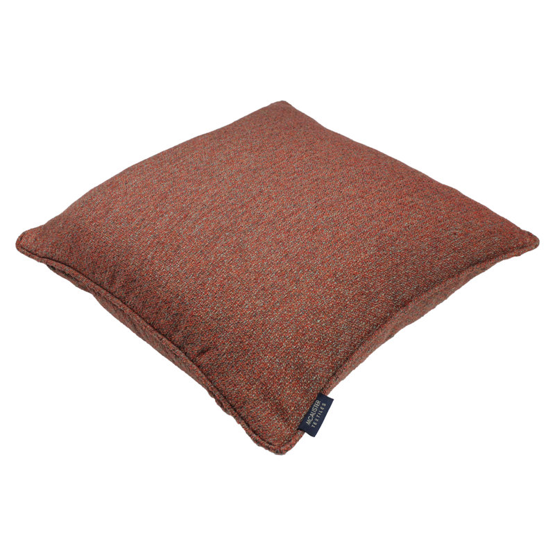 Aubryana Throw Pillow Cover, 60cm H x 60cm W x 1cm D, Terracotta