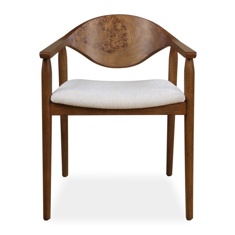 Chaise de salle à manger Augusta en loupe