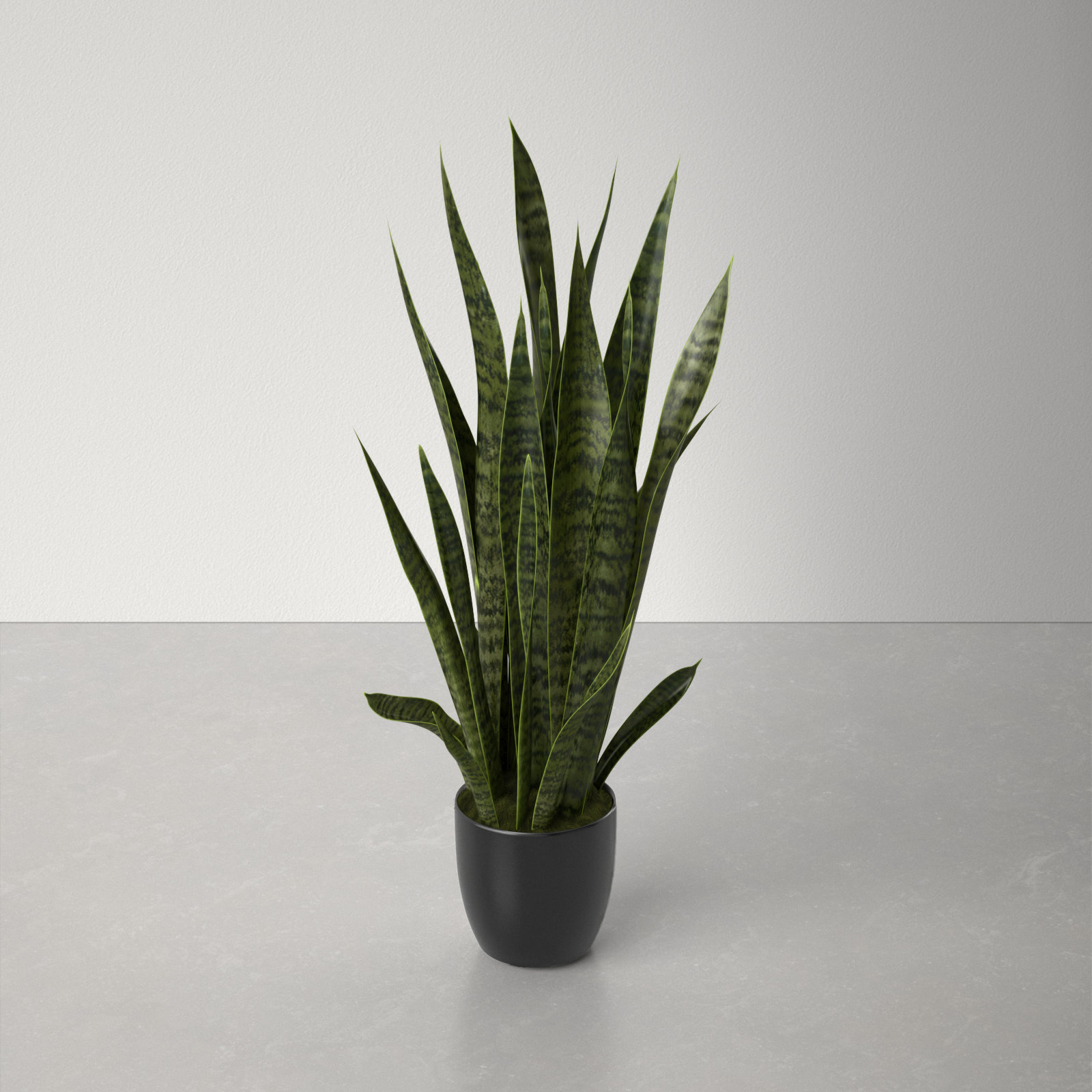 38'' Faux Snake Plant (Sansevieria) in Planter