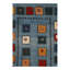 Mckinely Wool Geometric Area Rug in Blue