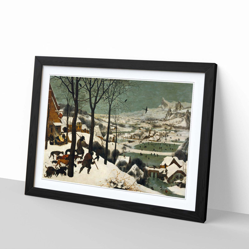Pieter Bruegel The Elder - Single Picture Frame Painting, Black