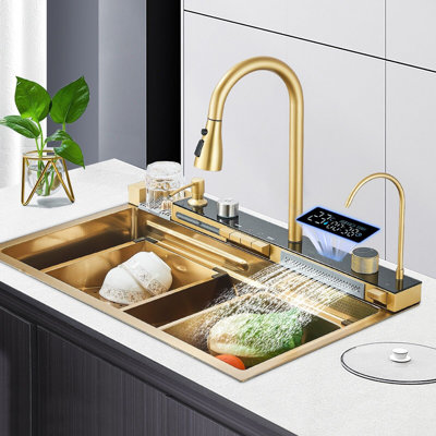 Belfry Kitchen Zayan Pull -out Shower Head Kitchen Faucet
