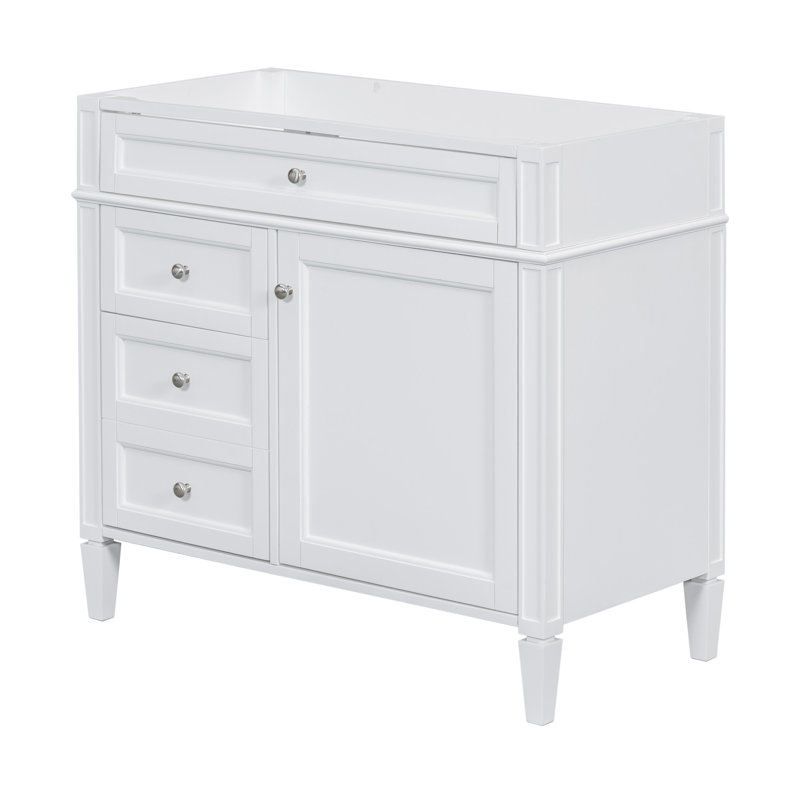 Meuble-lavabo 36 po (bases de meuble-lavabo seulement, sans lavabo supérieur), Blanc