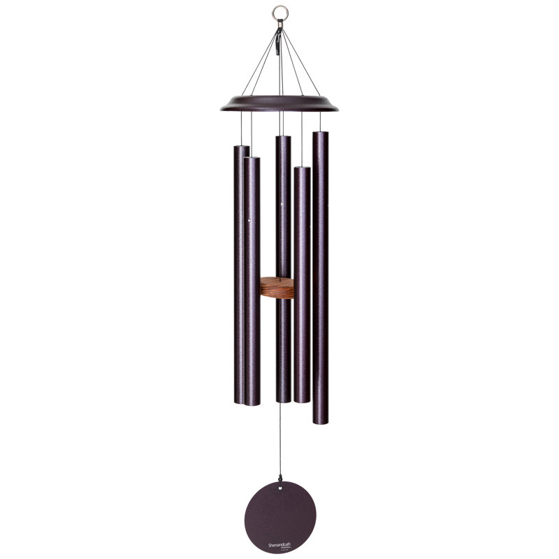 Shenandoah Melodies Aluminum Wind Chime, Prune, H 42 po x l 9 po x P 9 po