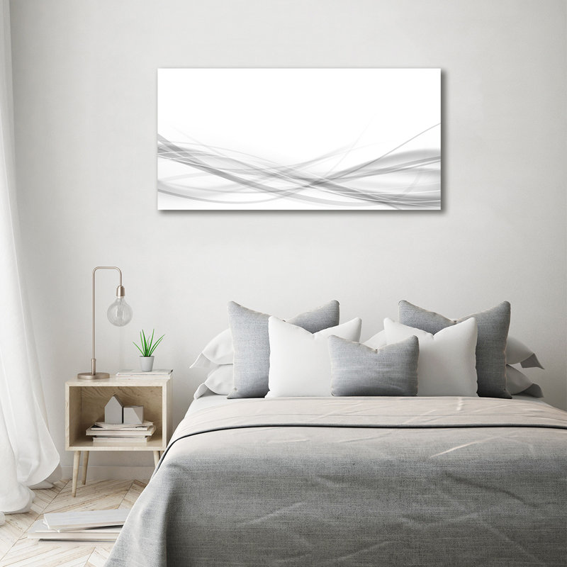 Waves Abstraction - No Frame Print on Canvas