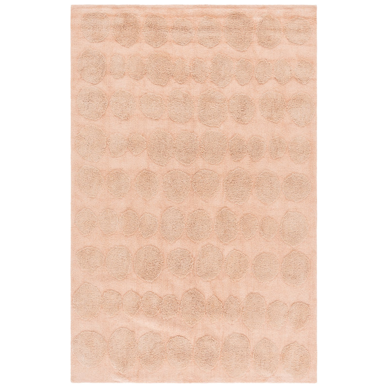 Easy Care 227 Hand Tufted Recycled Cotton Machine Washable Geometric Shapes Indoor Use Only Rug, Rectangle 5' x 8'