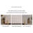 Stylish Scandinavian Solid Wood Storage Ottoman