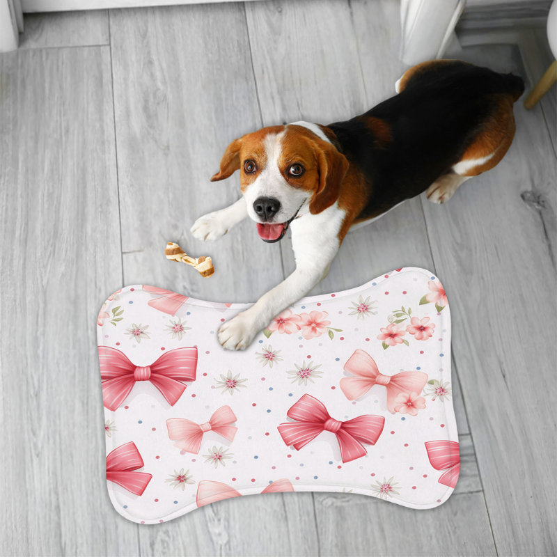 Élégant tapis floral - 1 pièce