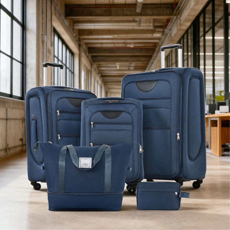 Ensemble de valise extensible Softside L bag 3 pièces avec sac de voyage