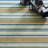 Blue Heron Stripe Handwoven Cotton Rug-4256346