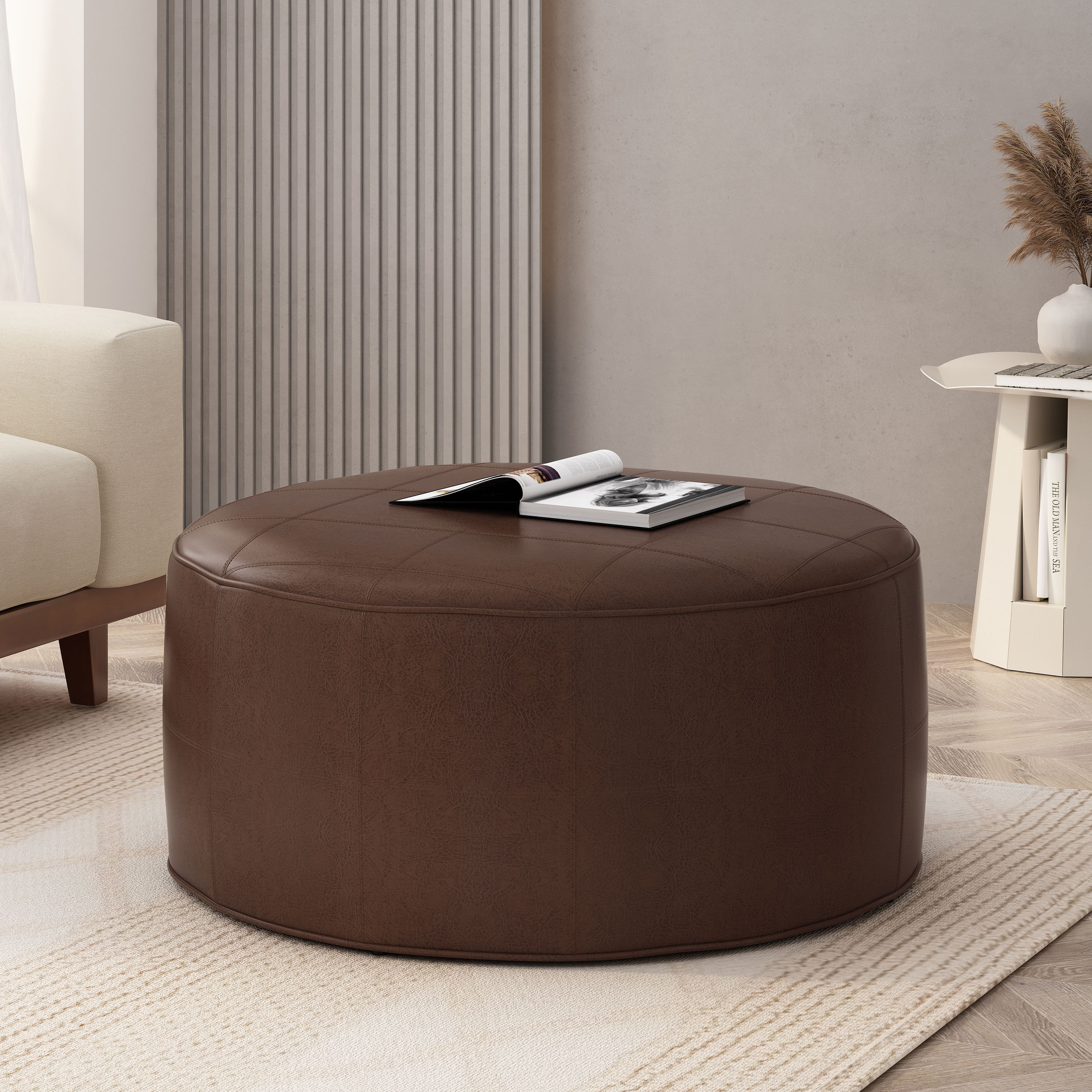 Handcrafted Genuine Vegetal Leather Maroon Multifunctional Drop Leg Ba –  The Ottoman Collection