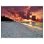 Coucher de soleil sur le sri lankais - reproduction de photo sur toile tendue-1086723600