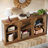63-Inch Long Farmhouse Wooden Rectangular Entryway Console 3 Tier Storage Sofa Table Behind Couch-323116227