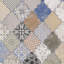 Riga 24" x 22" Ceramic Patterned Wall & Floor Tile
