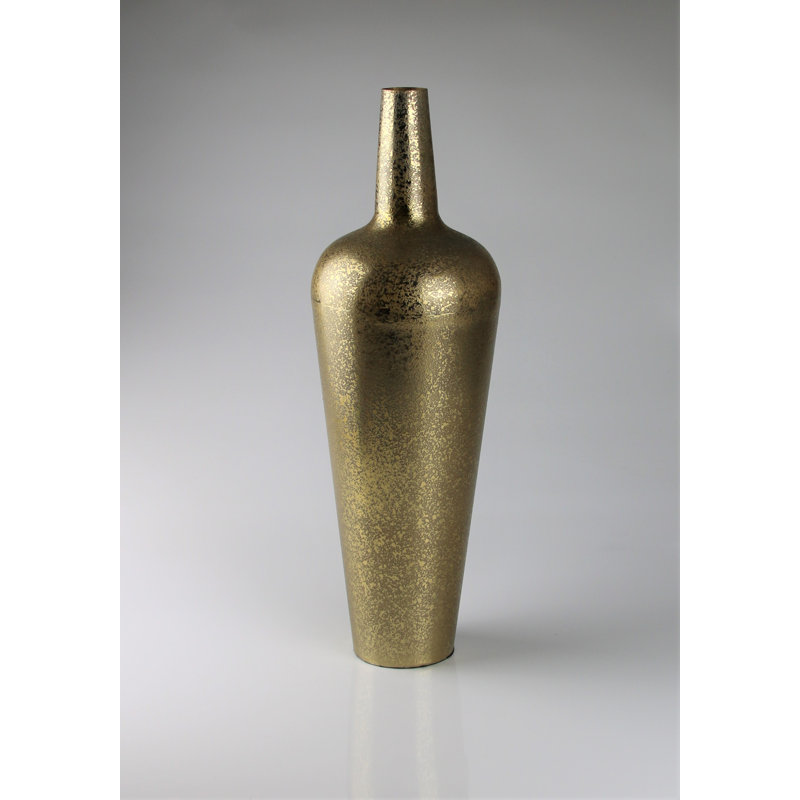 Mcgreevy Handmade Metal Table Vase, 56cm H x 18cm W x 18cm D