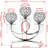 3 Arms Crystal Candle Holders Bowls Tealight Candelabras Candlestick Candle Stand Ornaments(Silver)
