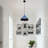 1 - Light Industrial Retro Distressed Pendant Light Dimmable