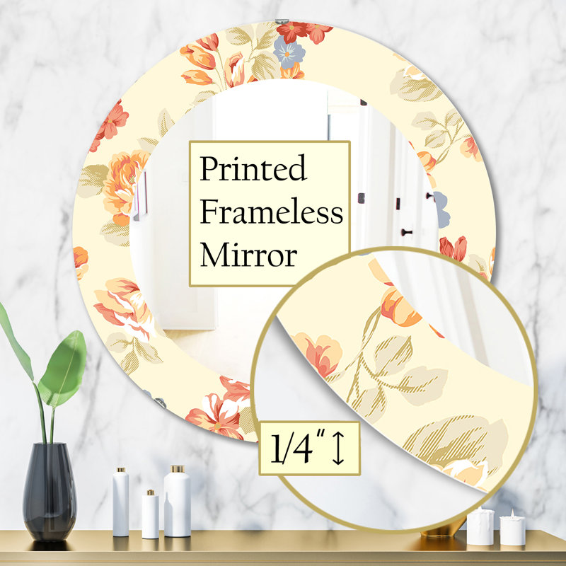 Miroir décoratif Blossom 28, H 31,5 po x l po