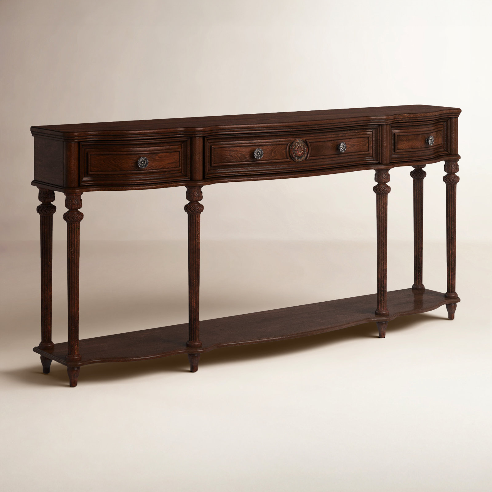 Balsam 72" Console Table, Plantation Cherry