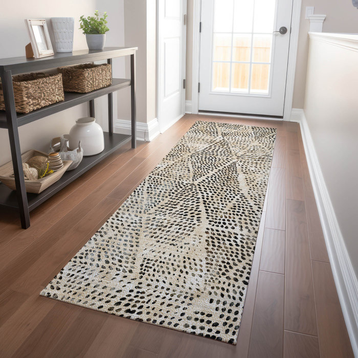 Langley Street Jurnee Washable Geometric Indoor / Outdoor Rug | Wayfair