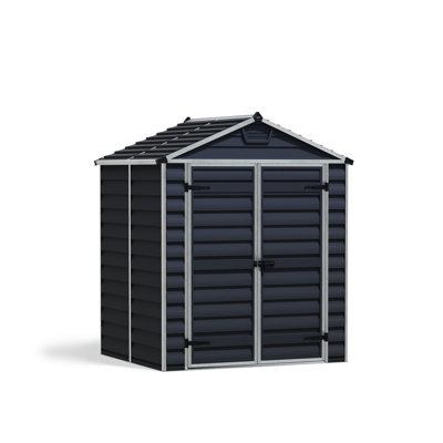 Palram - Canopia Skylight 6' X 5' Polycarbonate And Aluminum Traditional Storage Shed