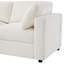 Ensemble de canapé convertible 129 po en U en chenille avec repose-pieds, combinaison libre et canapé-lit-130920937
