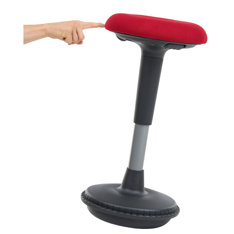 Wobble Stool Berganzo Fabric Red