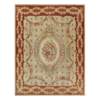 One-of-a-Kind 10'8”x13'5” Hand Knotted Area Rug
