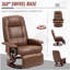 Fauteuil inclinable manuel en similicuir-1144090381