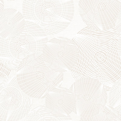 Yuki Osada Fornasetti Circles 33' L x 20.5" W  Wallpaper Roll