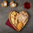 Crystalia USA Wood Platter