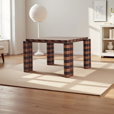 Bureau artistique créatif à grain de bois naturel