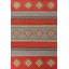 Mesa Wool Southwestern Area Rug in Red-50584167
