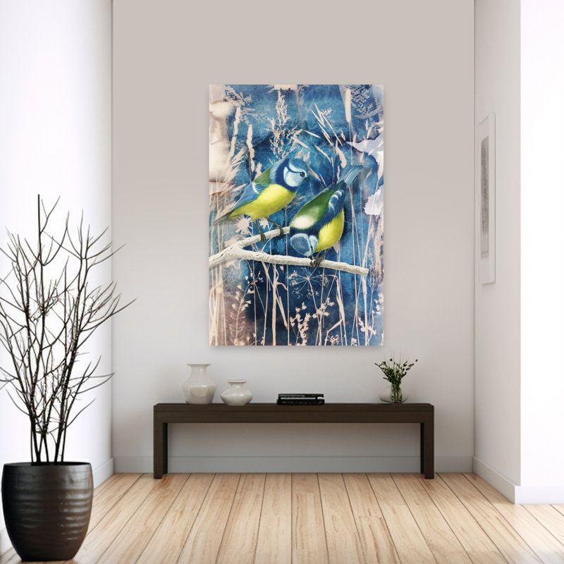 Art contemporain contemporain, paysage abstrait, H 60 po x l 40 po