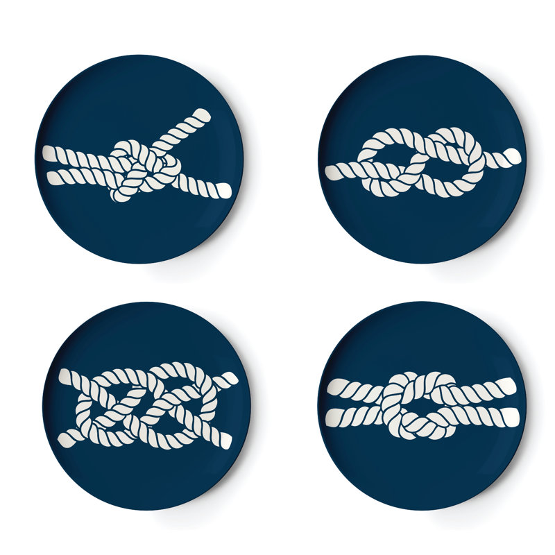 Scrimshaw Round 4 Piece Coaster Set