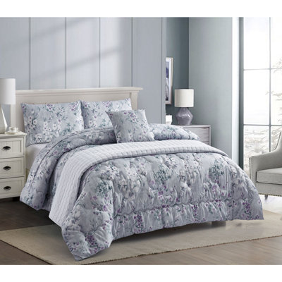 Ensemble d'édredon en microfibre 5 pièces Jadarion