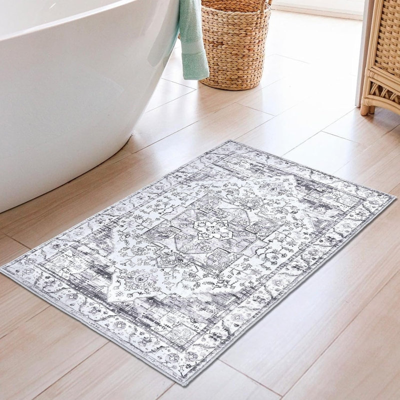 Abstract Machine Tufted 60cm X 90cm Area Rug